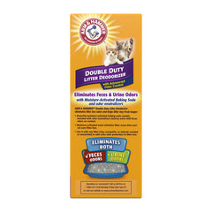(2 Pack) Double Duty Cat Litter Deodorizer and Pet Odor Eliminator, 33 Oz Box
