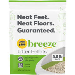 (2 Pack) Purina Breeze Non Clumping Cat Litter Pellets, Low Dust, Odor Control, (1) 3.5 Lb. Pouch