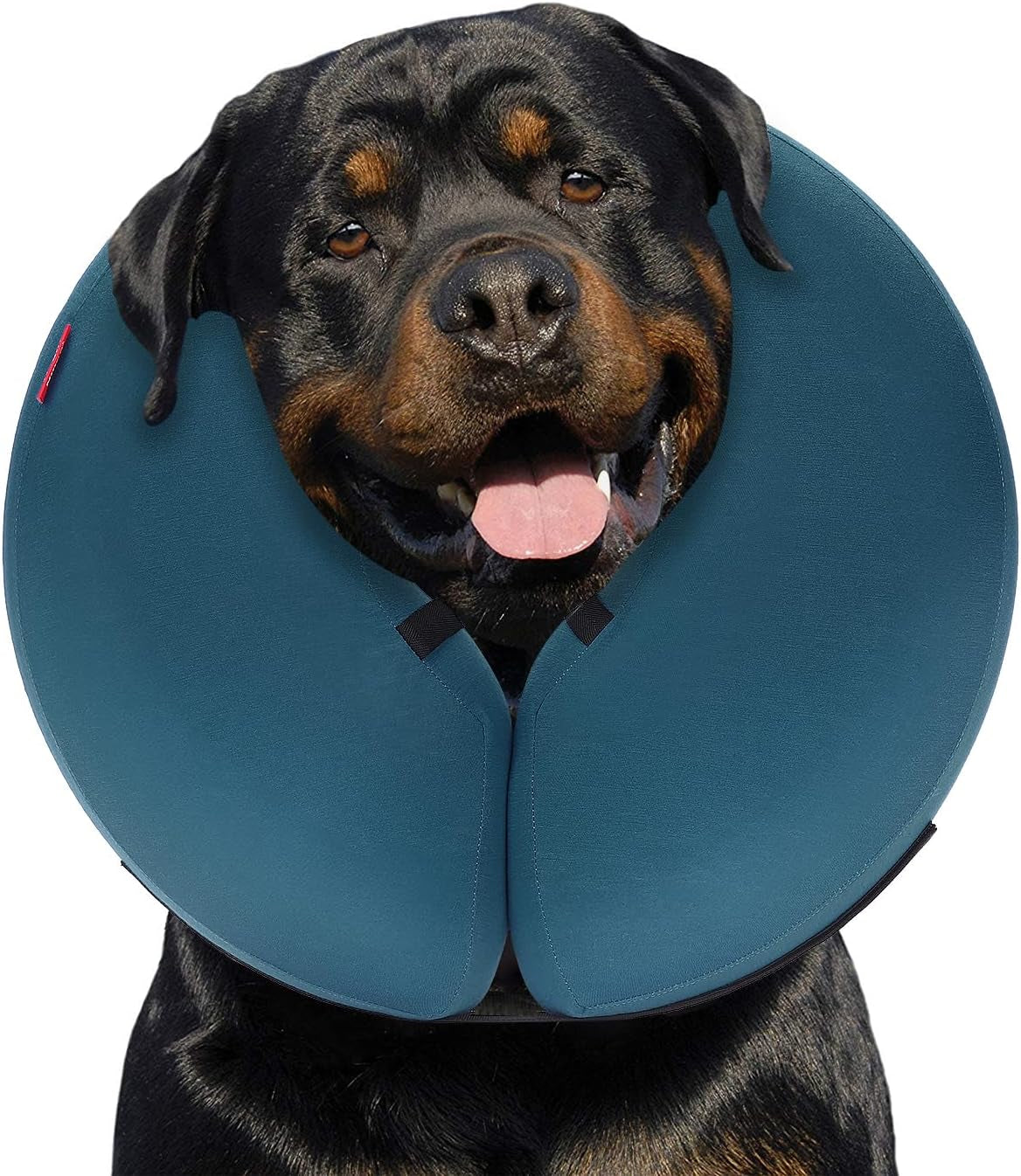 Inflatable Dog Neck Donut Collar Alternative after Surgery, Soft Protective Recovery Cone for Small Medium Large Dogs and Cats Puppies - Alternative E Collar (Blue, XL)